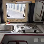 Rent A Blue Classics's Campervan Mb 100 For A Trip In Algarve Luxe tent